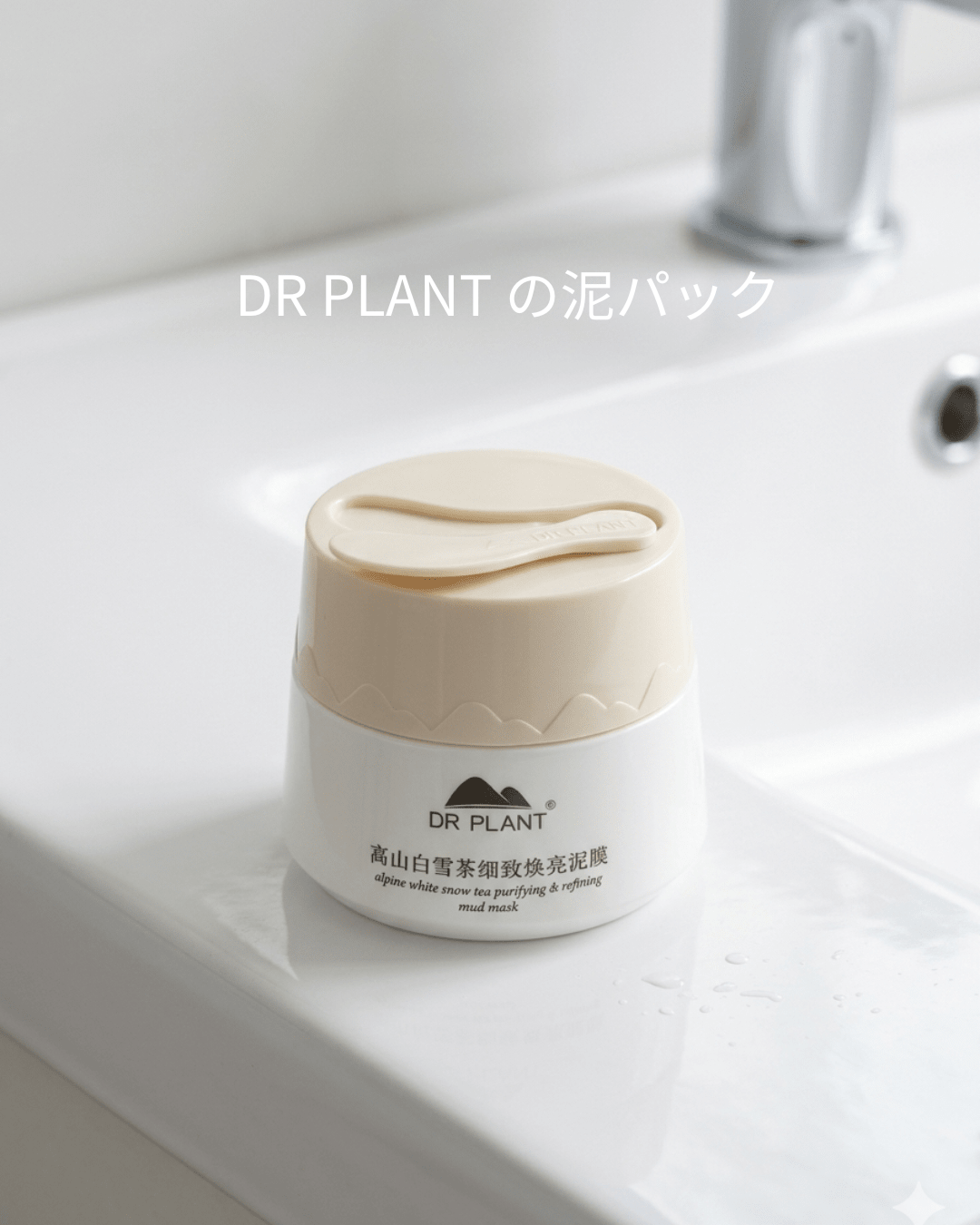 ホワイトスノーティー(白雪茶) ピュアリフティング泥パック - DRPLANT